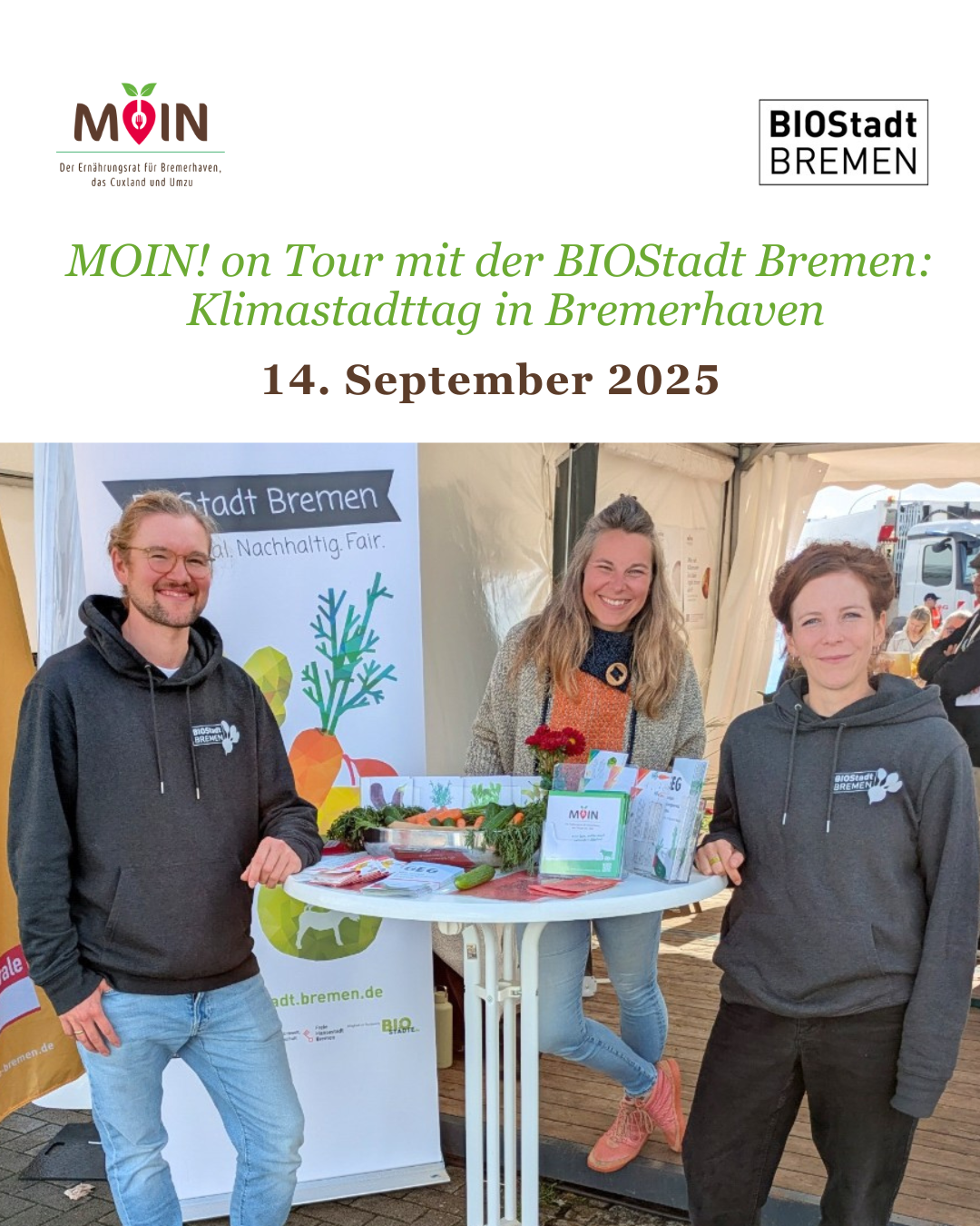 MOIN! beim Klimastadttag in Bremerhaven